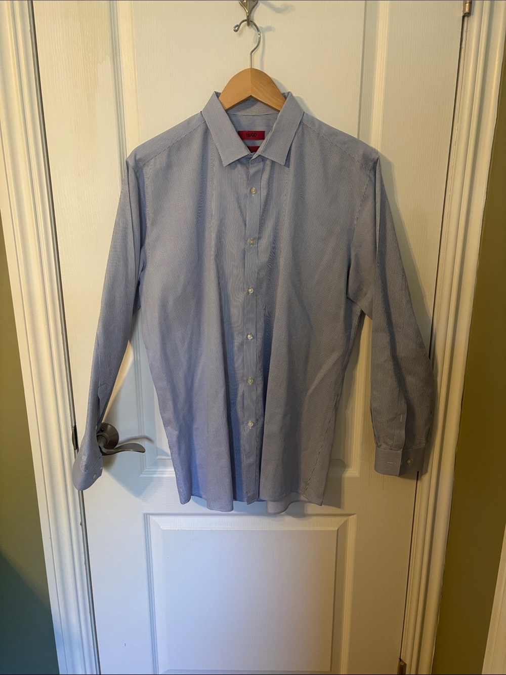 Classic Light Blue Men's Dress Shirt- Hugo Boss